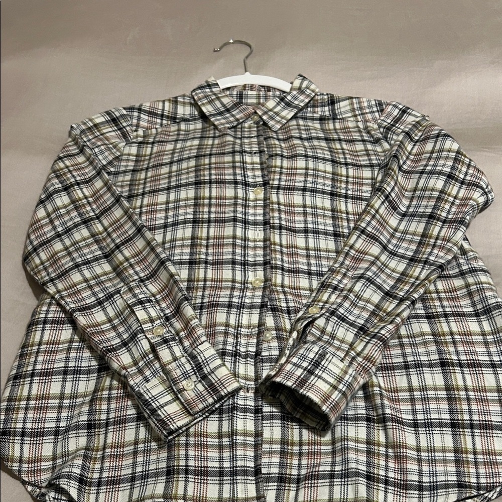 LOFT Multicolor Plaid Shirt